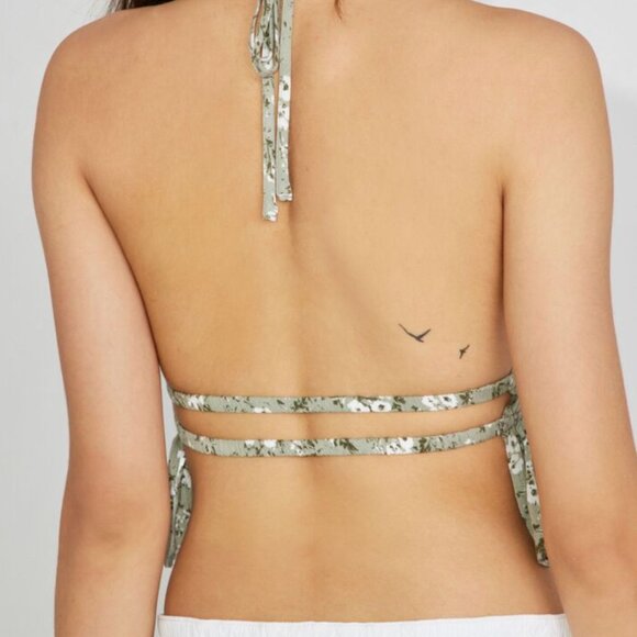 Kristin Cage Back Halter Top - Picture 2 of 3